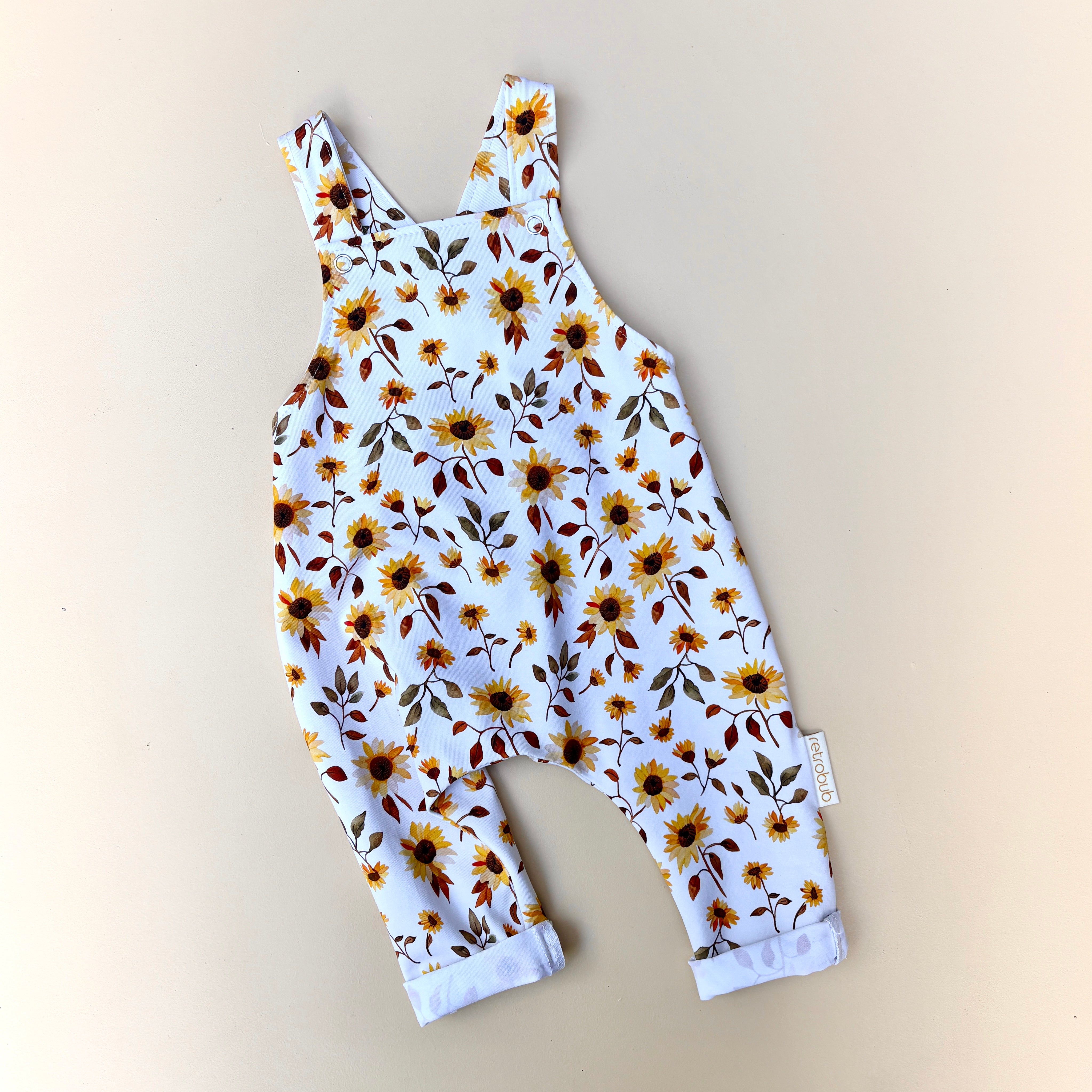 SUNFLOWER knit overalls