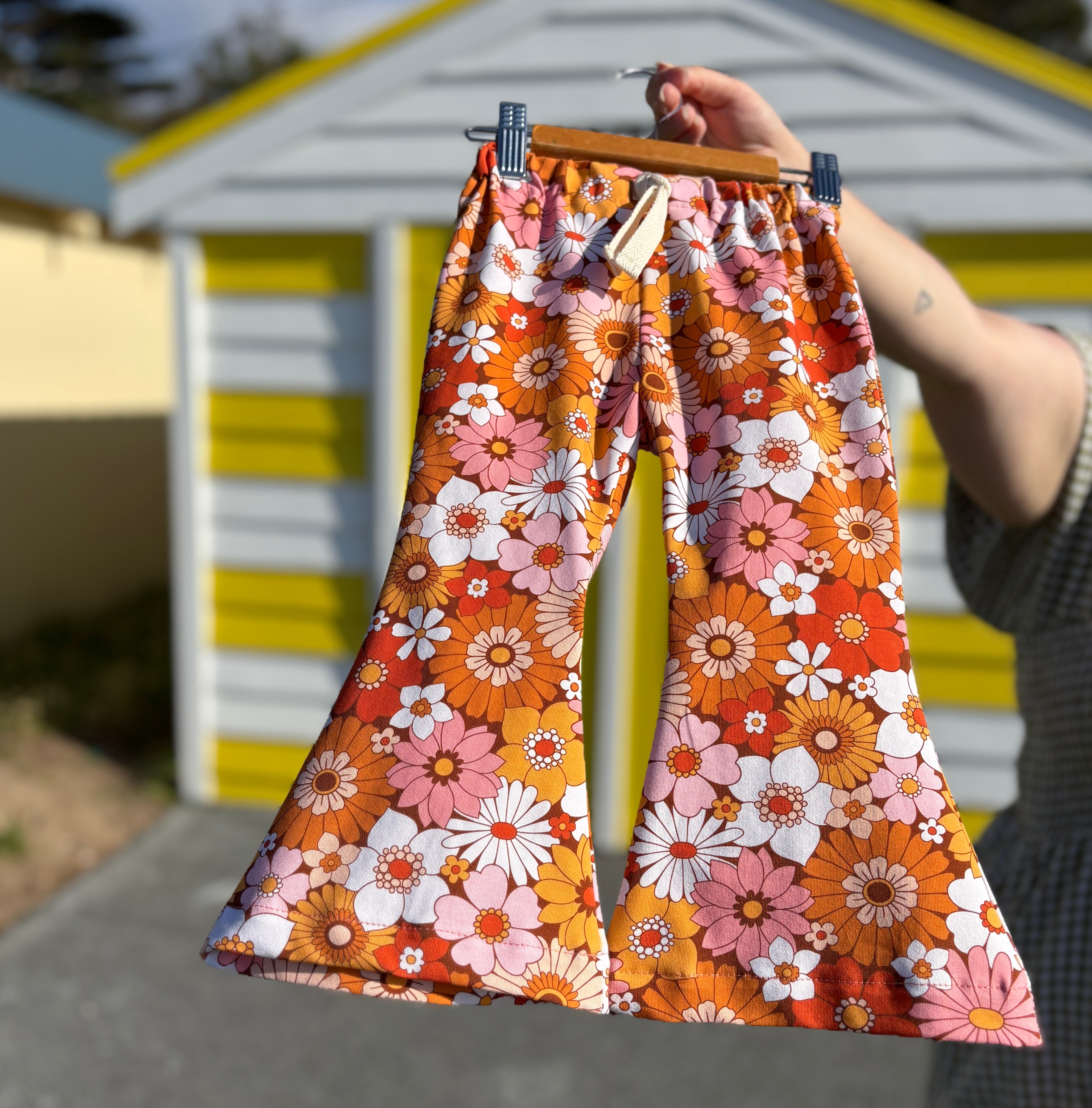 retro flower bells