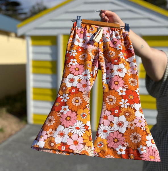 retro flower bells