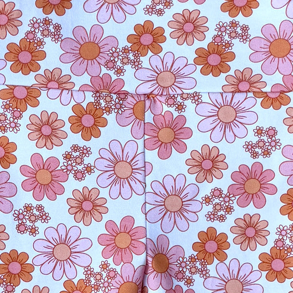 PINK daisy bells overalls