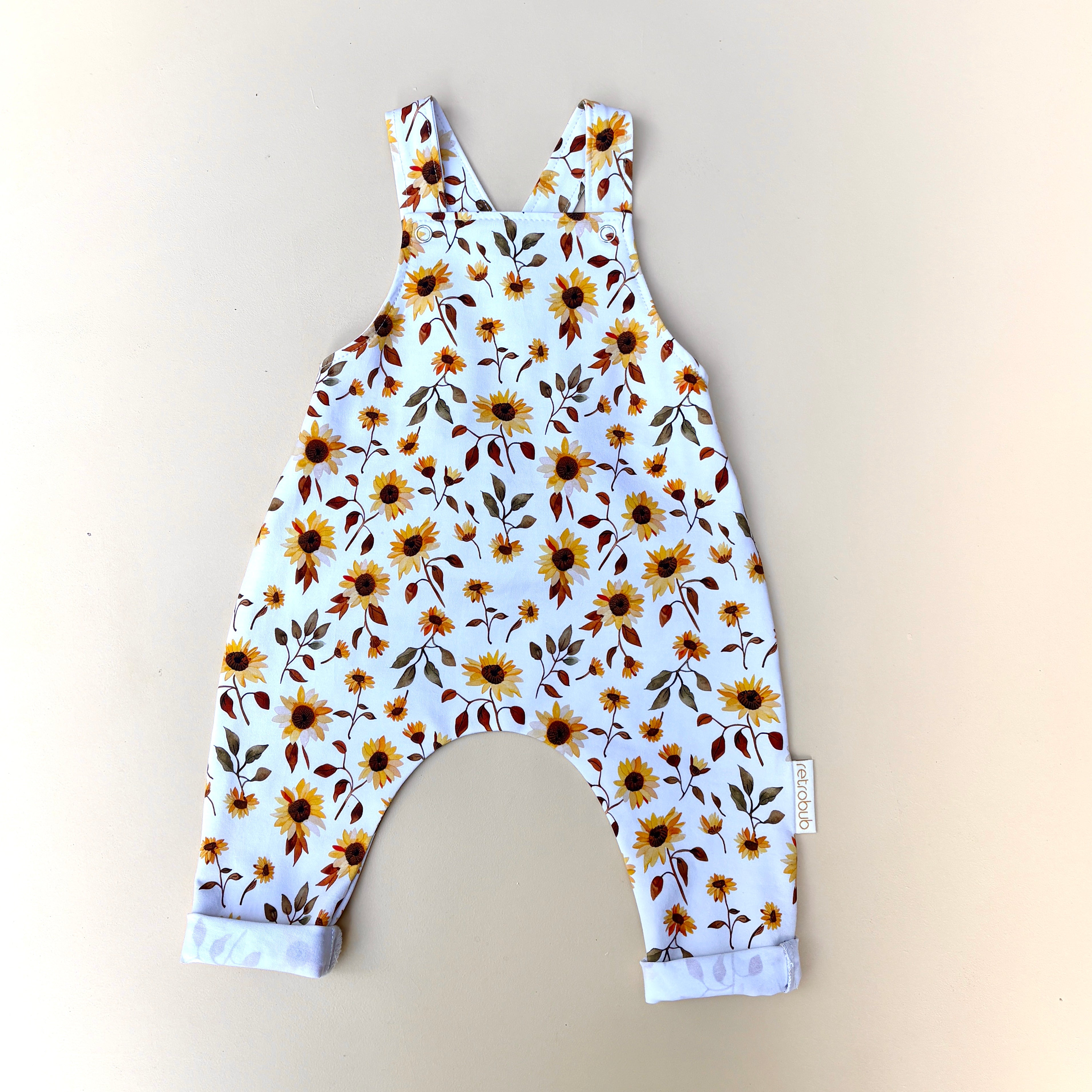 SUNFLOWER knit overalls