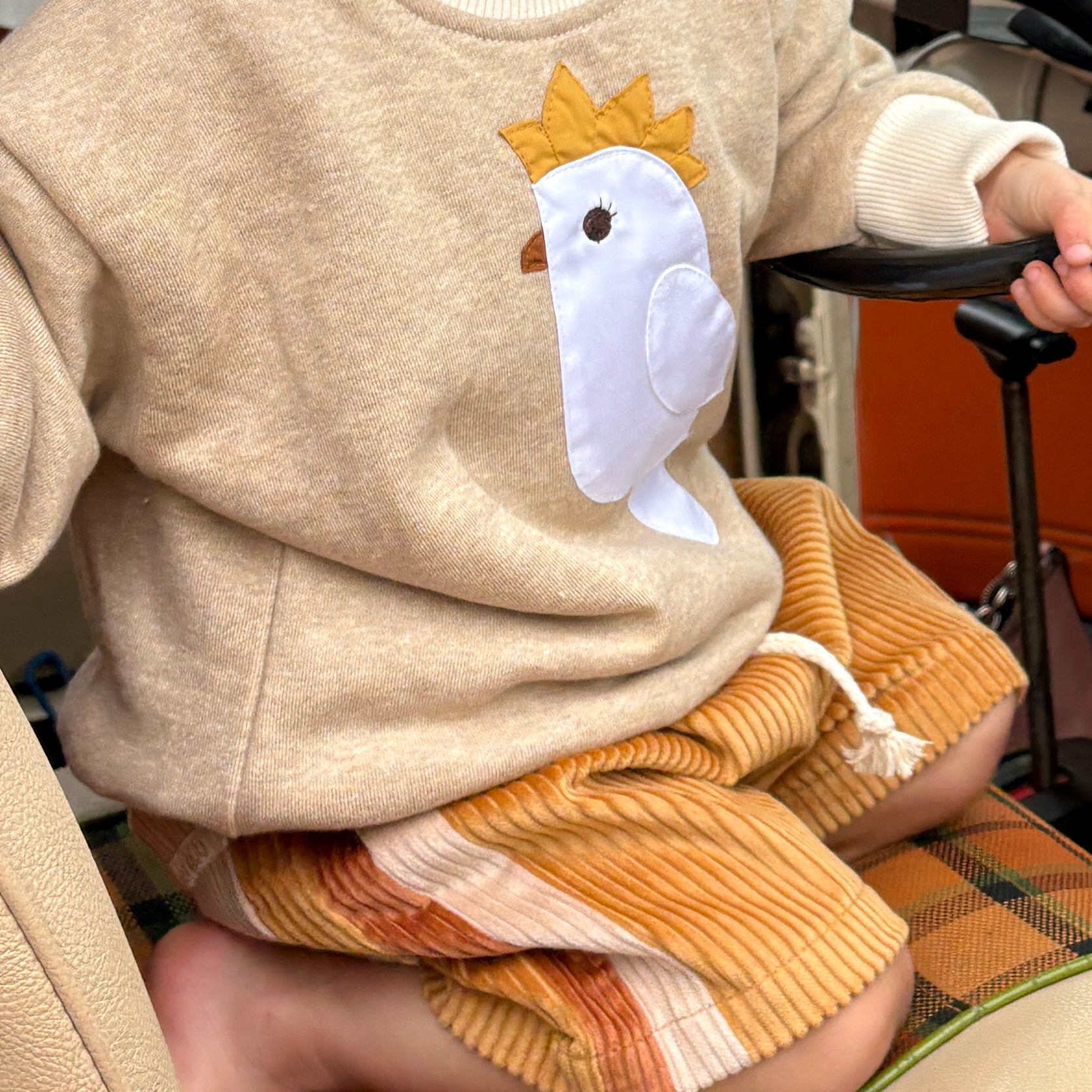 COCKATOO sweater - cream marle