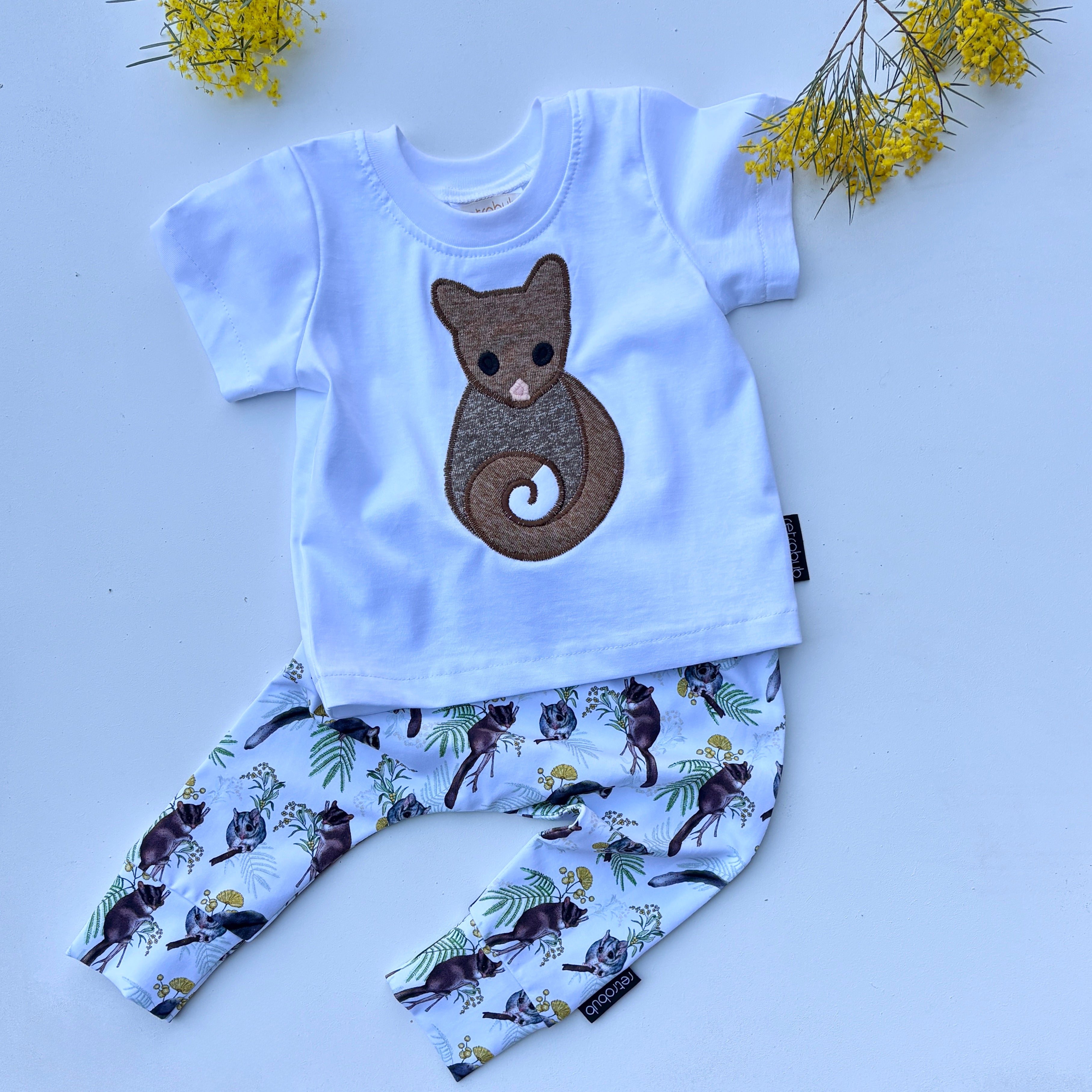 ringtail POSSUM baby leggings