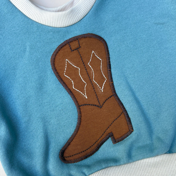 Cowboy boot sweater - Baby sizes