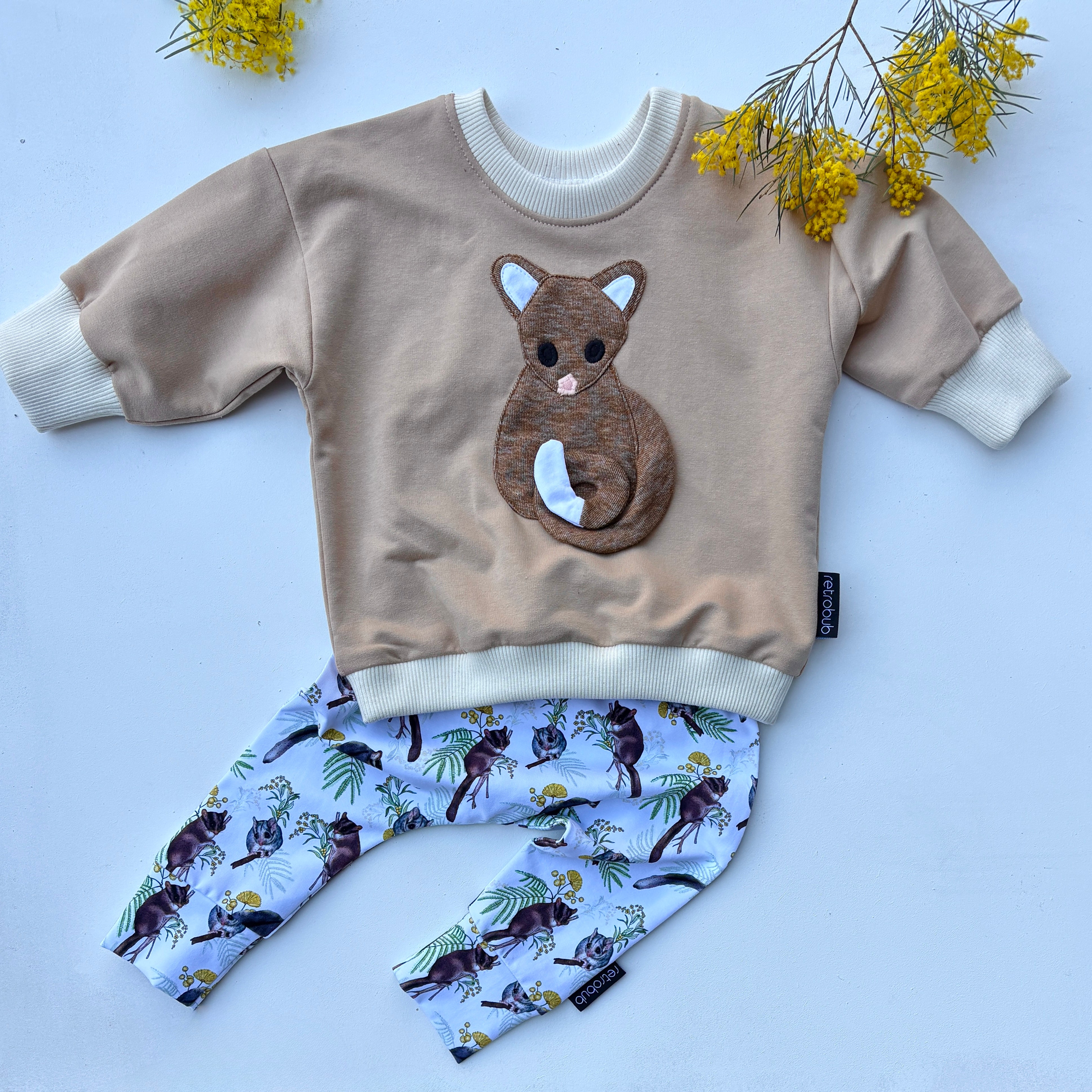 ringtail POSSUM baby leggings