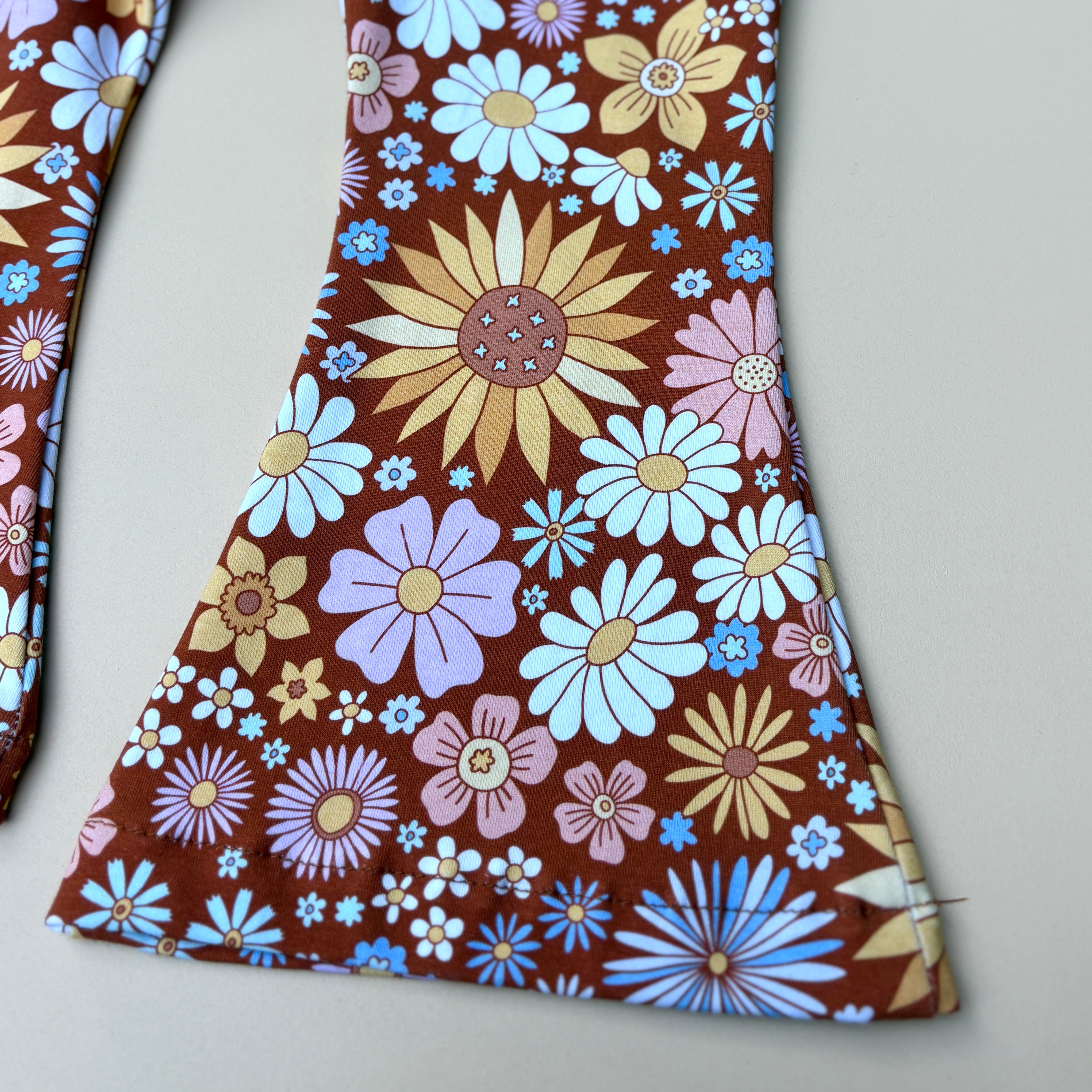 Sunflower meadow bells overalls - sizes 1-5