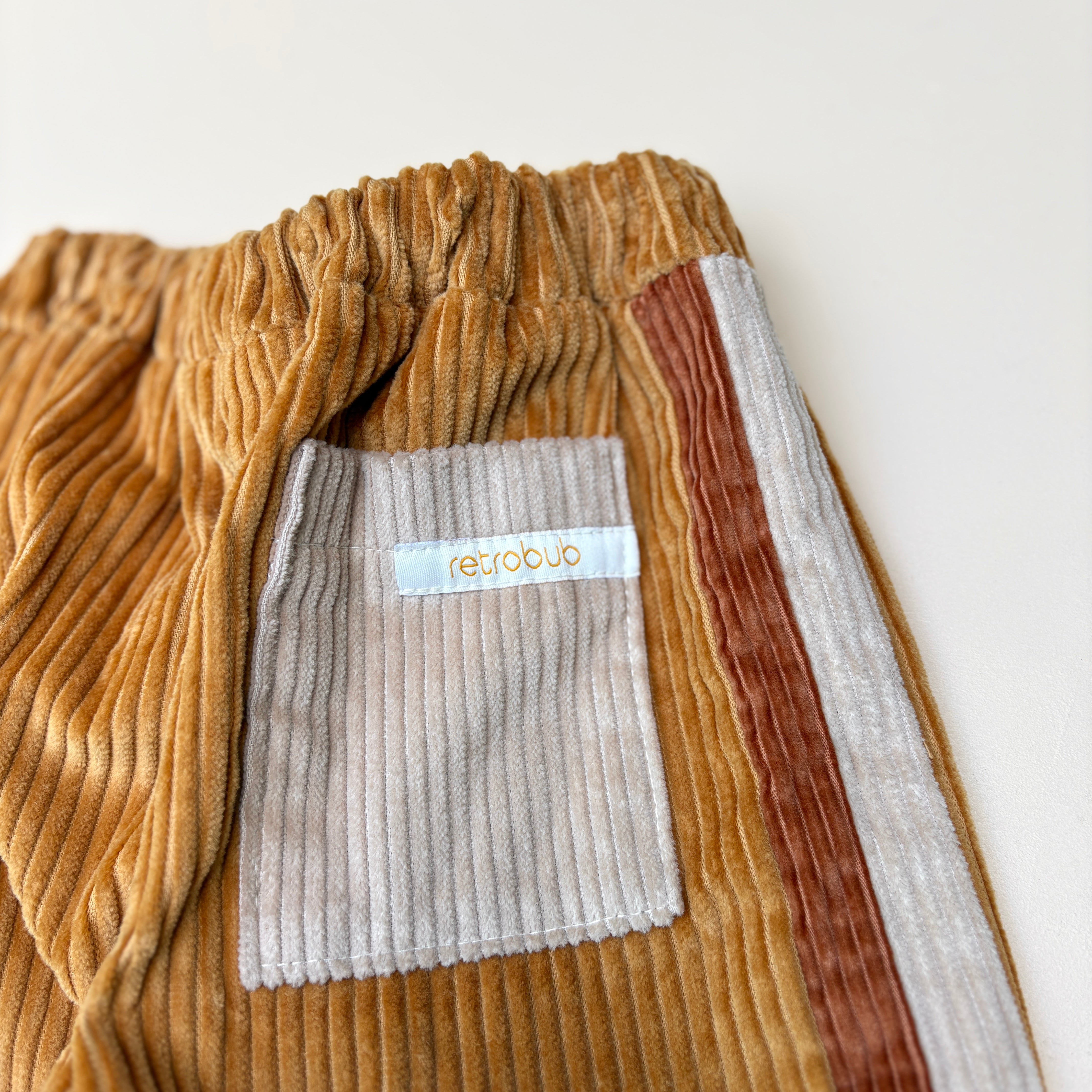 corduroy SIDE STRIPE PANTS