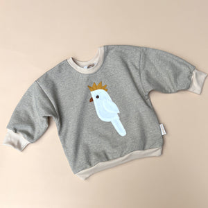 COCKATOO sweater -blue marle