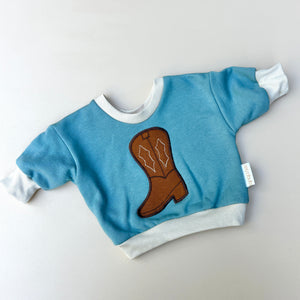 Cowboy boot sweater - Baby sizes