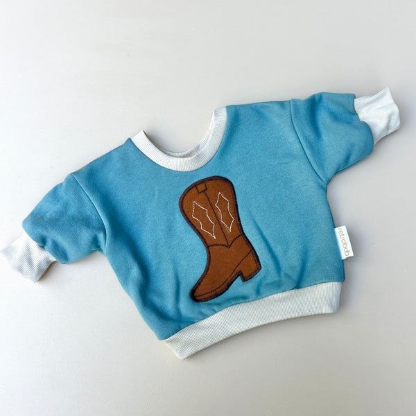 Cowboy boot sweater - Baby sizes