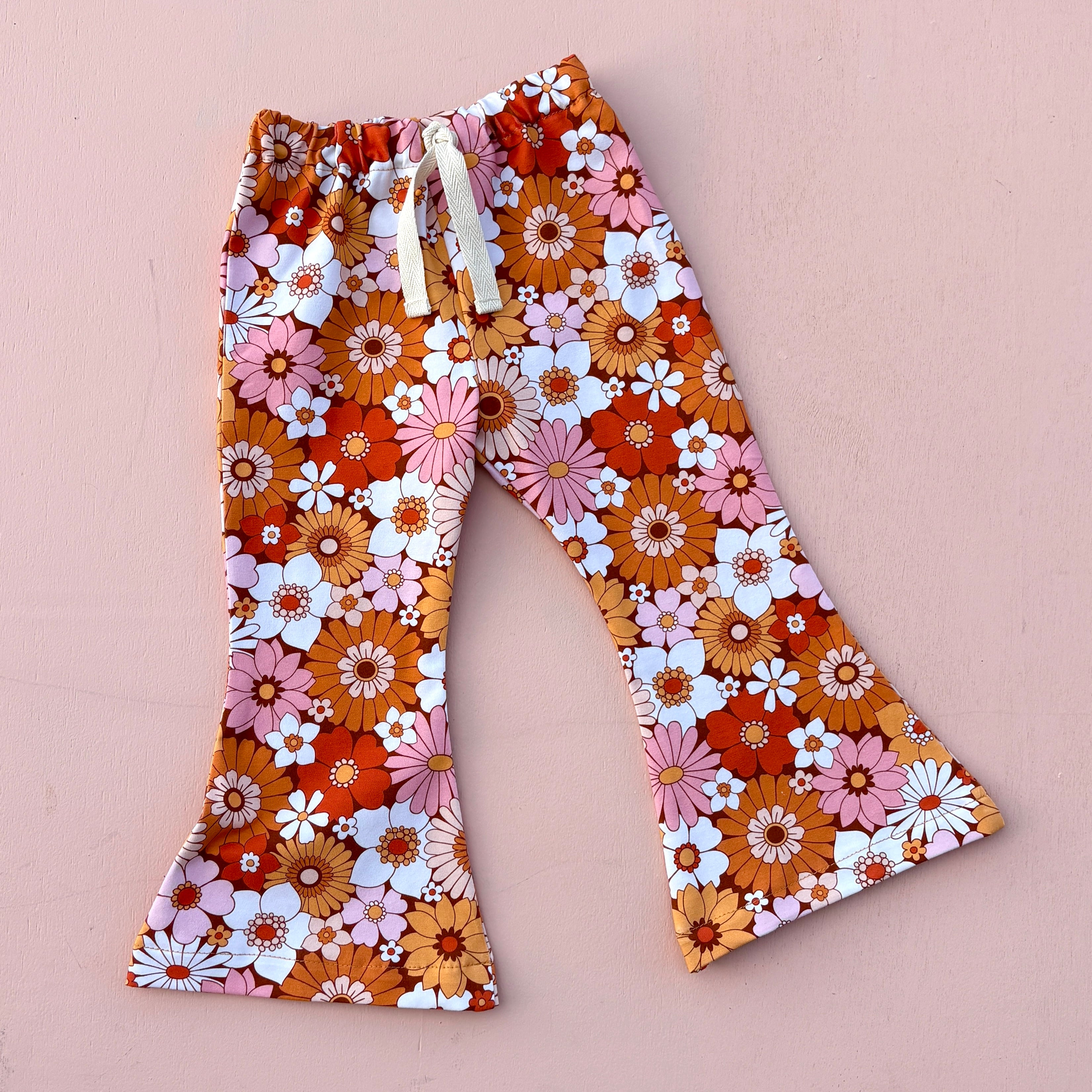retro flower bells