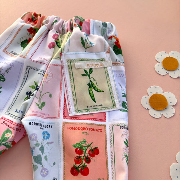 SEED PACKETS pop-on pants