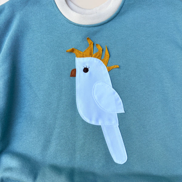 COCKATOO sweater - dusty blue