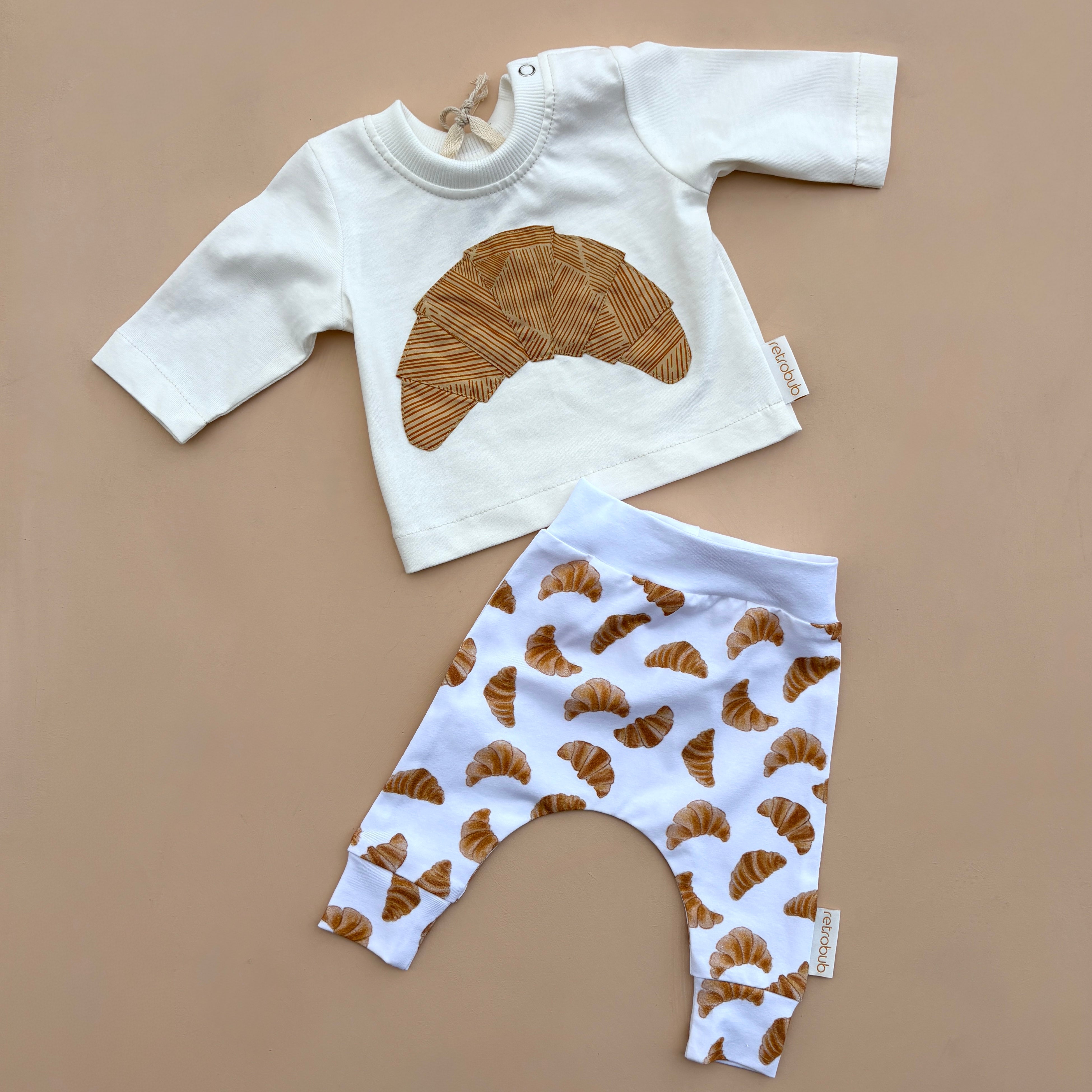 CROISSANT toss leggings - white smaller scale