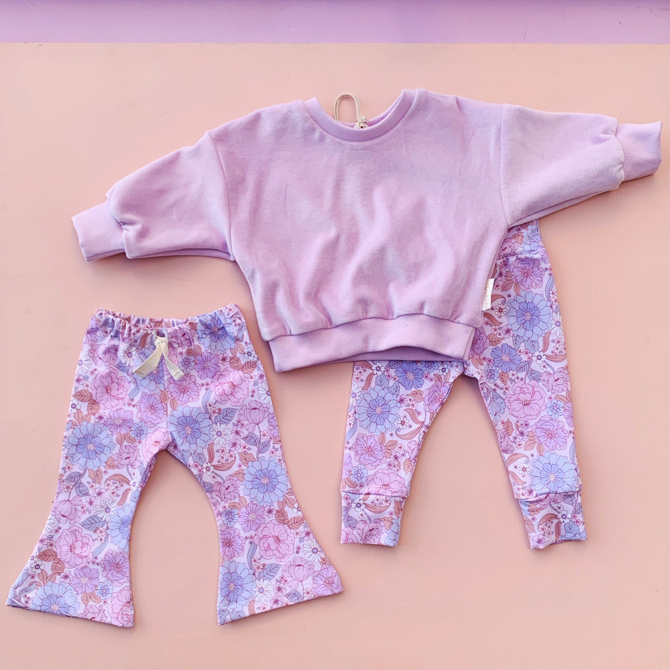 bells - lilac floral